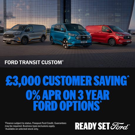 Ford Transit Custom Range