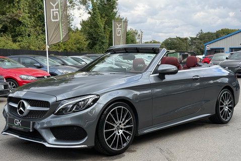 Mercedes-Benz C Class C 220 D AMG LINE PREMIUM PLUS - SELENITE GREY WITH CRANBERRY LEATHER 14