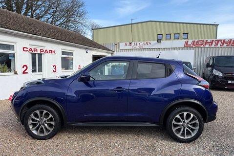 Nissan Juke TEKNA DCI.. £20 ROAD TAX.. 9 SERVICES..SAT NAV..CRUISE CONTROL..LEATHER 8
