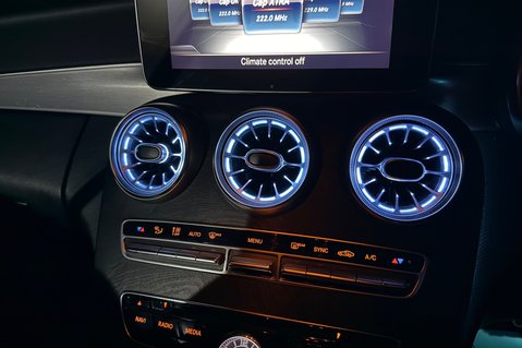 Mercedes-Benz C Class C 220 D AMG LINE PREMIUM PLUS - SELENITE GREY WITH CRANBERRY LEATHER 80