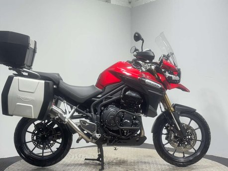 Triumph Explorer 1215 2015 25K STUNNING ADVENTURE BIKE FULL LUGGAGE DO ANYTHING BIKE
