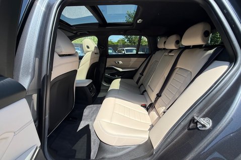 BMW 3 Series 330E M SPORT -PAN ROOF -M PRO PACK -OYSTER LEATHER -ONE OWNER -FBMWSH 27