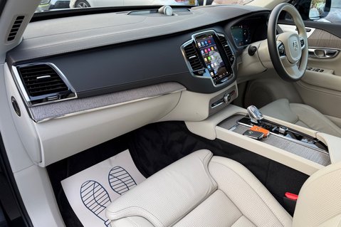 Volvo XC90 RECHARGE T8 ULTIMATE AWD - BLOND LEATHER - VAT QUALIFYING 21