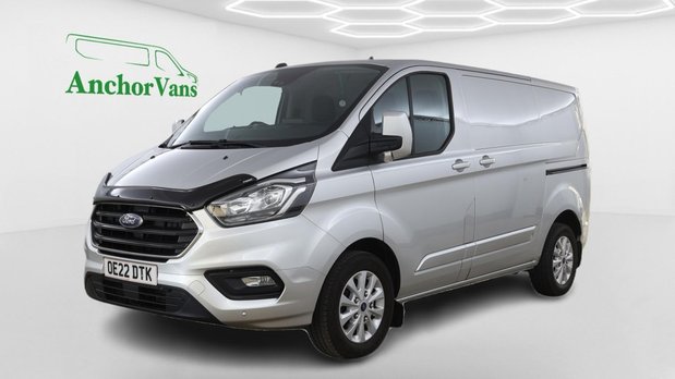 Ford Transit Custom SWB L1H1 Low Roof Limited 300 Air Con Alloys Sensors Cam Tow Bar EURO 6 1