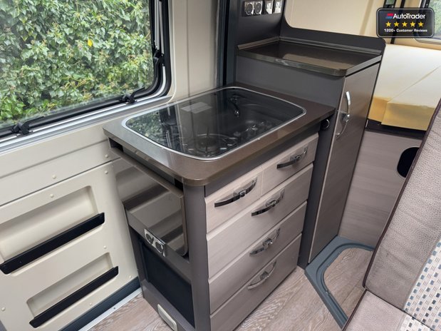 Hobby Vantana Fiat|2 Berth|4 Belt|Rear Tranverse Bed|Awning|Solar Panel|TV Ariel 11