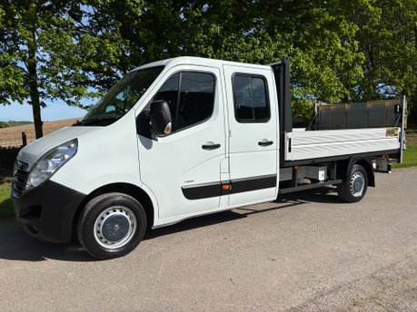 Vauxhall Movano F3500 L3 H1 125 ps Cdti Crew Cab Dropside with Tail Lift - Air Con