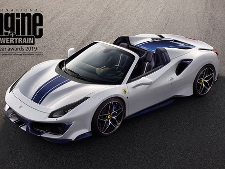 Ferrari's V8 wins 4th consecutive International & Powertrain of the Year Award