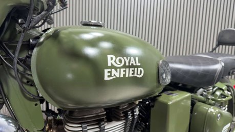 Royal Enfield Bullet 500 CLASSIC 2020 ONLY 11K ARMY COLOUR SCHEME 500CC A2 27