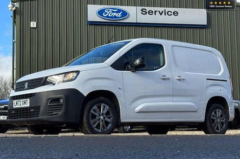 Peugeot Partner SWB L1H1 Low Roof Asphalt Air Con Alloys Camera Nav Sensors SELECT