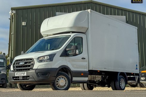 Ford Transit Luton XLWB L4 350 Leader Twin Rear Wheel Tail Lift EURO 6