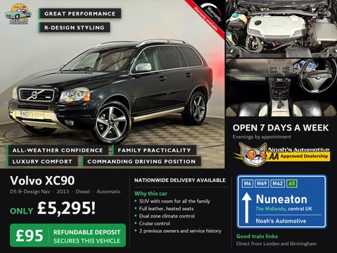 Volvo XC90 D5 R-DESIGN NAV AWD AUTOMATIC 2