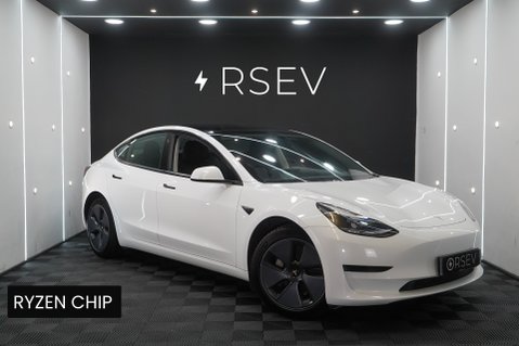 Tesla Model 3 RWD Standard Range Ryzen 1 Owner Adaptive LEDs Heat Pump Pano Roof  