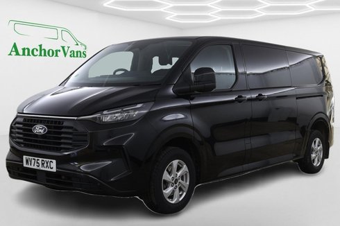 Ford Transit Custom AUTO LWB L2H1 Low Roof Limited Crew Van Air Con Alloys Sensors Cam EURO 6