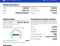 Peugeot 2008 50kWh GT SUV 5dr Electric Auto (136 ps) 2
