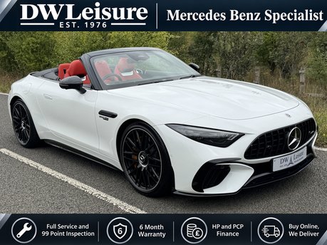 Mercedes-Benz SL Series SL63 AMG Performance V8 BiTurbo 4Matic+ Auto Petrol Convertible RED LEATHER