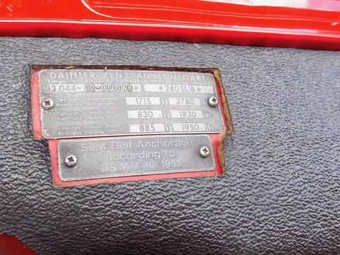 Mercedes-Benz SL Series 280 SL Pagoda Sports 32