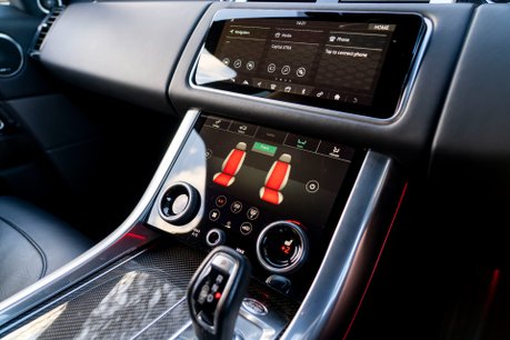 Land Rover Range Rover Sport SVR CARBON EDITION. DEPLOYABLE SIDE STEPS. MATRIX LEDs. CARBON FIBRE ENGINE BAY 10