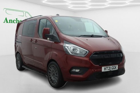 Ford Transit Custom Crew Cab SWB L1H1 Low Roof Limited 300 Air Con Alloys Sensors EURO 6