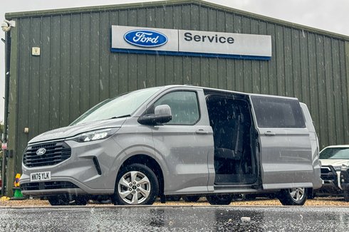 Ford Transit Custom Crew Cab AUTO LWB L2H1 Low Roof Limited 320 Air Con Alloys Sensors Cam EURO