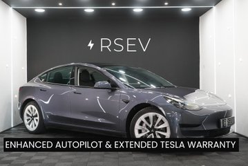 Tesla Model 3 RWD Enhanced Autopilot Navigate on Autosteer 19" Alloys Midnight Silver