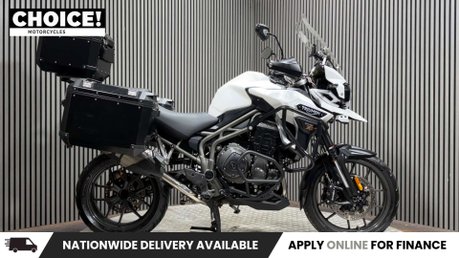 Triumph Explorer 1215 XRT 2017 21K FULL LUGGAGE TOP ROAD SPEC ADVENTURE BIKE 1