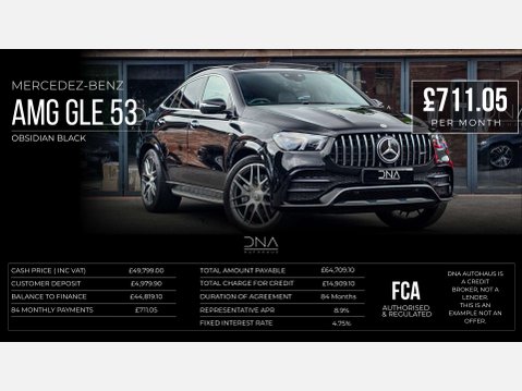 Mercedes-Benz GLE 3.0 AMG GLE 53 Premium+ MHEV 4Matic+ Auto 4WD 5dr 5