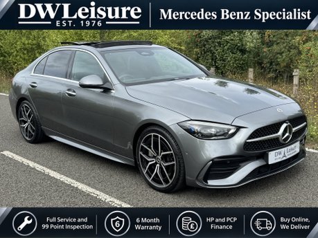 Mercedes-Benz C Class C200 AMG Line Premium Plus MHEV Auto Petrol PAN ROOF/MEMORY SEATS/HEADS UP