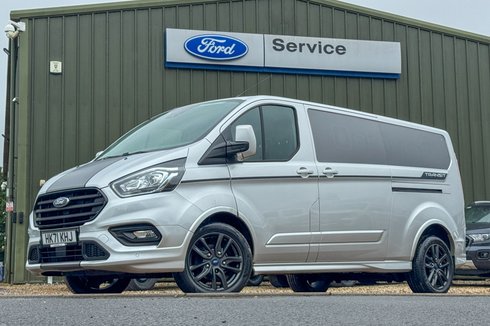 Ford Transit Custom LWB L2H1 Low Roof Sport 280 Air Con Alloys Sensors Cam Tow Bar EURO 6