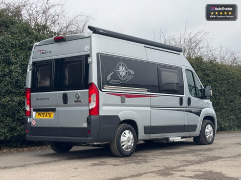 Hobby Vantana Fiat|2 Berth|4 Belt|Rear Tranverse Bed|Awning|Solar Panel|TV Ariel 4