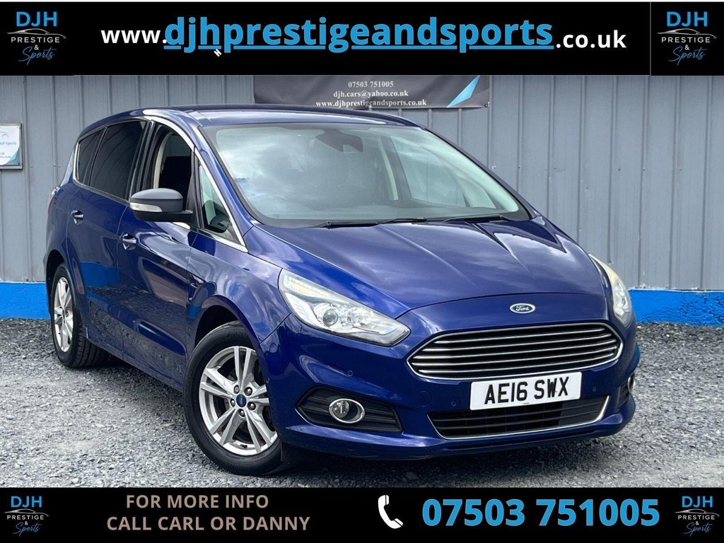 FORD S MAX 2.0 TDCI TITANIUM EURO 6 S S 5DR YEAR 2016 16 MILEAGE...