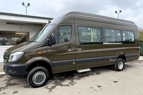 Mercedes-Benz Sprinter 519 4x4 14 Str Minibus with Air Con - Ex MOD 1