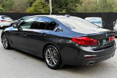 BMW 5 Series 520D M SPORT - RARE SOPHISTO GREY WITH IVORY LEATHER INTERIOR  2