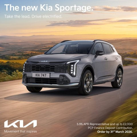 Image of new Kia Sportage.