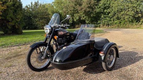 Royal Enfield Bullet 500 2011 ONLY 3K SIDE CAR 3 WHEELER LONG MOT TRIKE 500CC 4