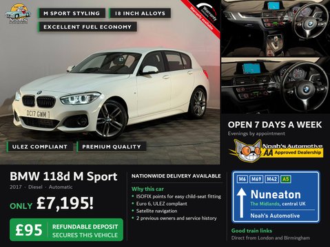BMW 1 Series 118D M SPORT 2
