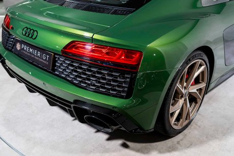Audi R8 V10 PERFORMANCE EDITION. RWD. SONOMA GREEN. CARBON EXT. FULL PPF. B&O. 32