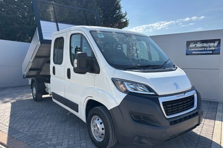 Peugeot Boxer 335 2.2 Hdi 130 ps Crew Cab Tipper - Air Con - Ex MOD