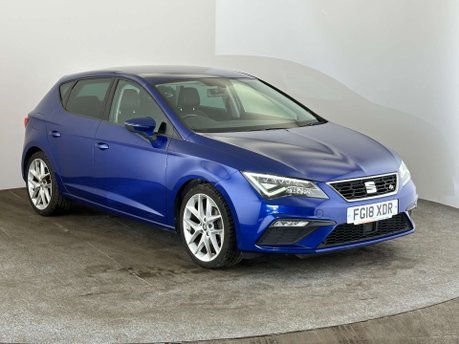 2018 seat leon 2018 (18) 1.4 leon fr technology tsi semi-auto 5dr 2018 (18) 65,044 miles hatchback blue petrol automatic 147 bhp... photo
