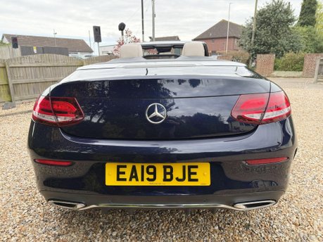 Mercedes-Benz C Class 2.0 C220d AMG Line (Premium) Cabriolet 2dr Diesel G-Tronic+ Euro 6 (s/s) (1 9