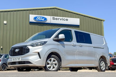 Ford Transit Custom Crew Cab LWB L2H1 Low Roof Limited 320 Air Con Alloys EURO 6