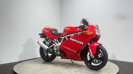 Ducati 750 1992 18K RUNNING PROJECT BIKE CLASSIC 6750 VTWIN CARBED 3