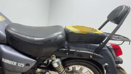 Motorini Bomber 2017 7K 1 OWNER CRUISER BIKE SPARES OR REPAIR 125CC PROJECT 24