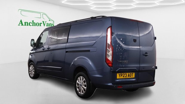 Ford Transit Custom Crew Cab AUTO LWB L2H1 Low Roof Limited 320 Air Con Alloys Cam EURO 6 6