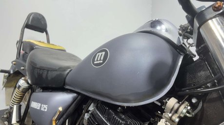 Motorini Bomber 2017 7K 1 OWNER CRUISER BIKE SPARES OR REPAIR 125CC PROJECT 12