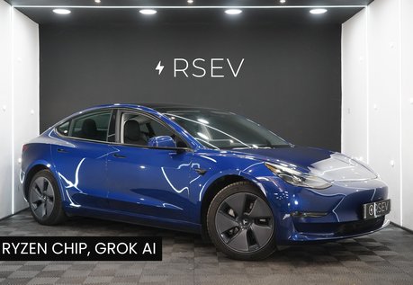 Tesla Model 3 LONG RANGE AWD Ryzen GROK AI One Owner Heat Pump Adaptive LEDs VAT Q
