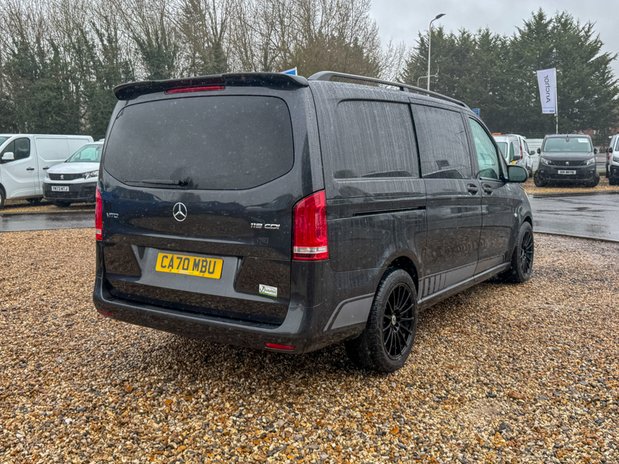 Mercedes-Benz Vito Crew Cab AUTO LWB L2H1 Sport 119 Camera Nav Sensors EURO 6 7