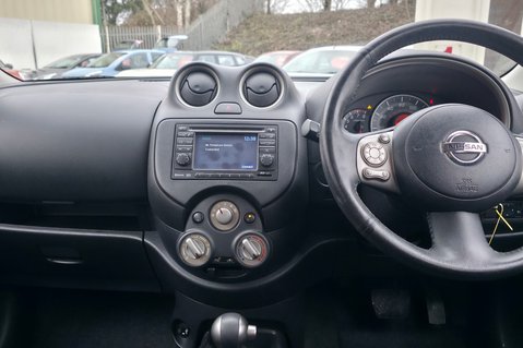 Nissan MICRA 1.2 ACENTA AUTOMATIC WITH JUST 40000 MILES! FULL SERVICE HISTORY! SAT NAV! 12