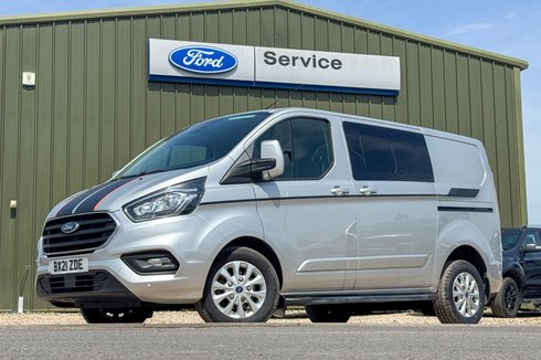Ford Transit Custom AUTO Crew Cab SWB L1H1 320 Limited Air Con Sensors EURO 6 NO VAT