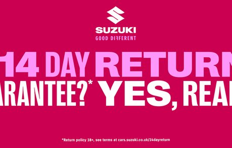 Suzuki 14-Day Return Guarantee