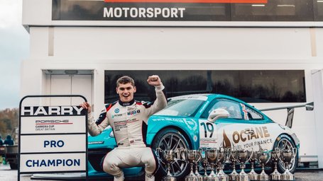 Octane Finance extends backing for Porsche champion Harry King